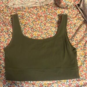 Olive Green American Eagle Women's Tank Top